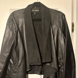 Express faux leather jacket